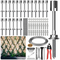 Acemaker front packaging showing complete trellis kit and tools for easy installation