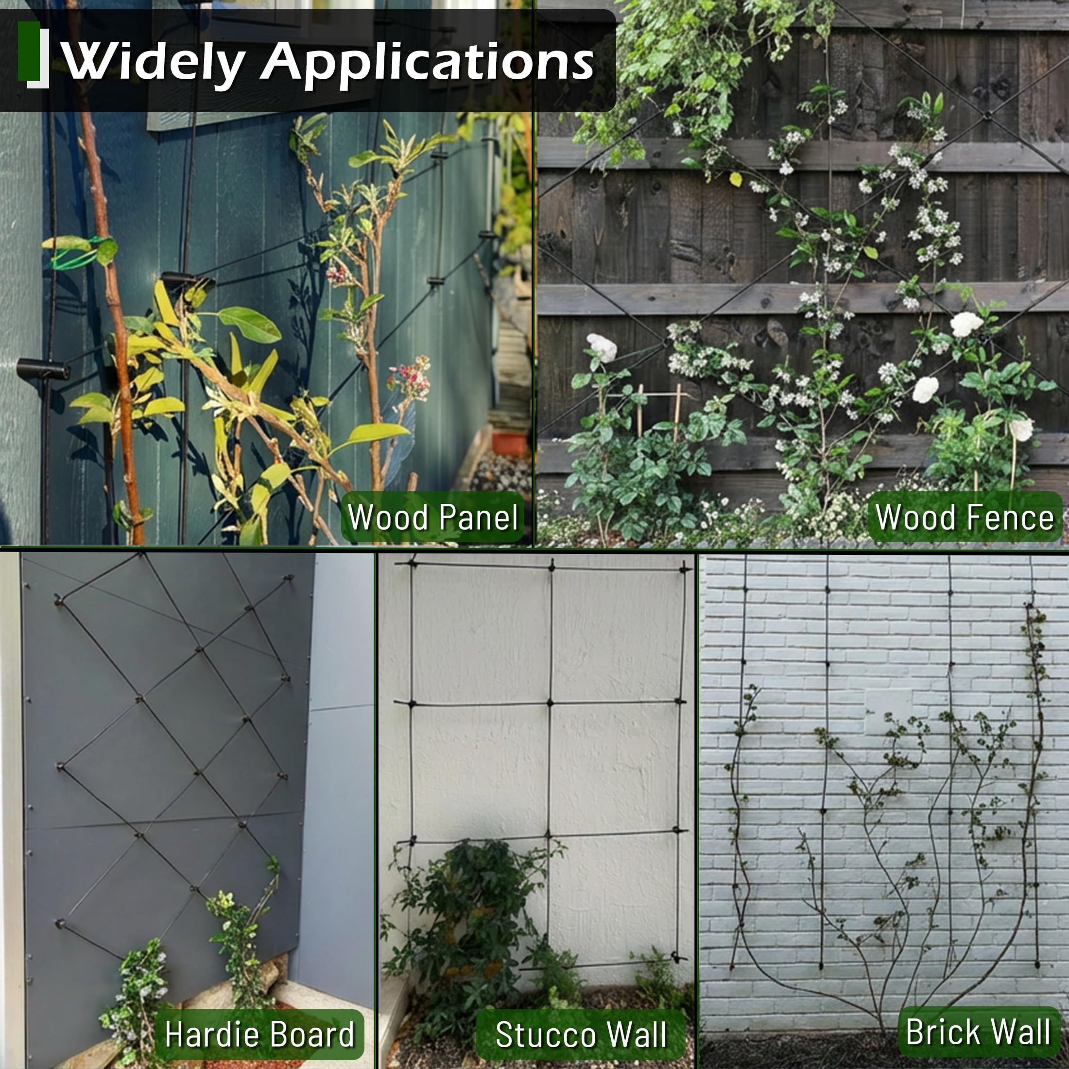 Acemaker lifestyle green wall setup showing neat vine coverage and modern curb appeal