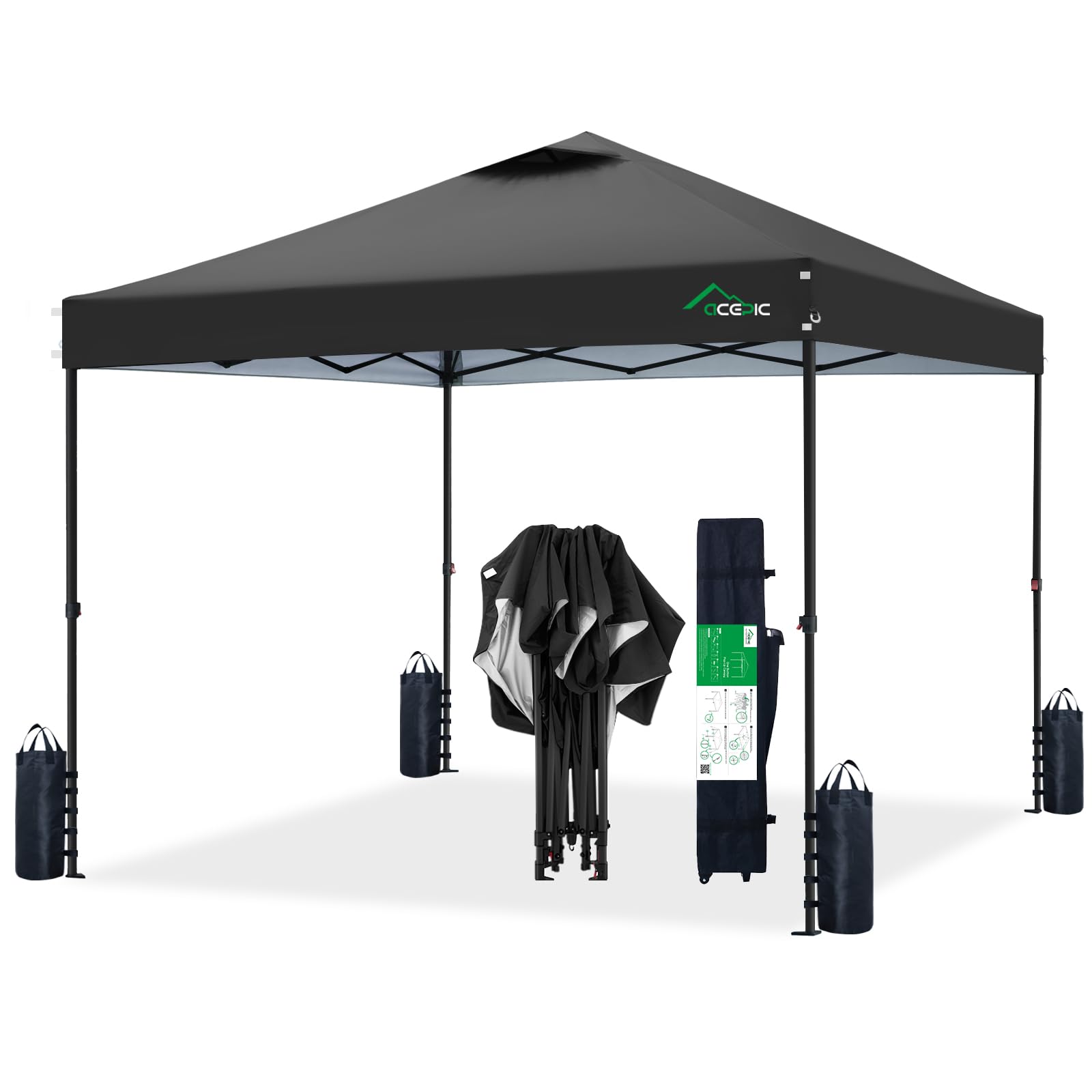 Acepic canopy vented peak close-up illustrating improved airflow and cooling