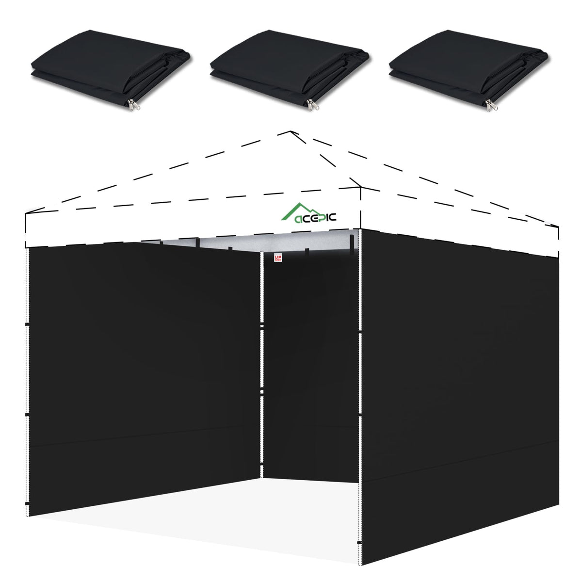 Acepic panel lateral frontal mostrando cobertura y privacidad