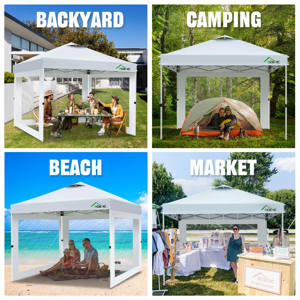 Acepic folded panels stored compactly showing easy transport and storage
