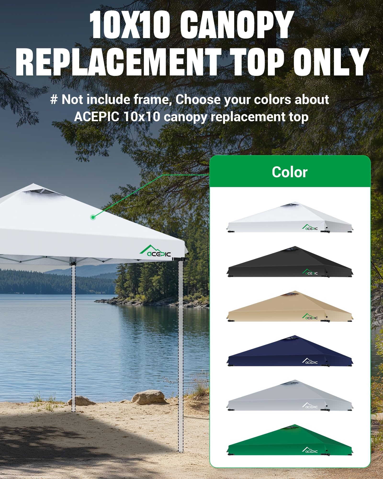Acepic fabric texture with silver coating highlighting UV reflection benefit