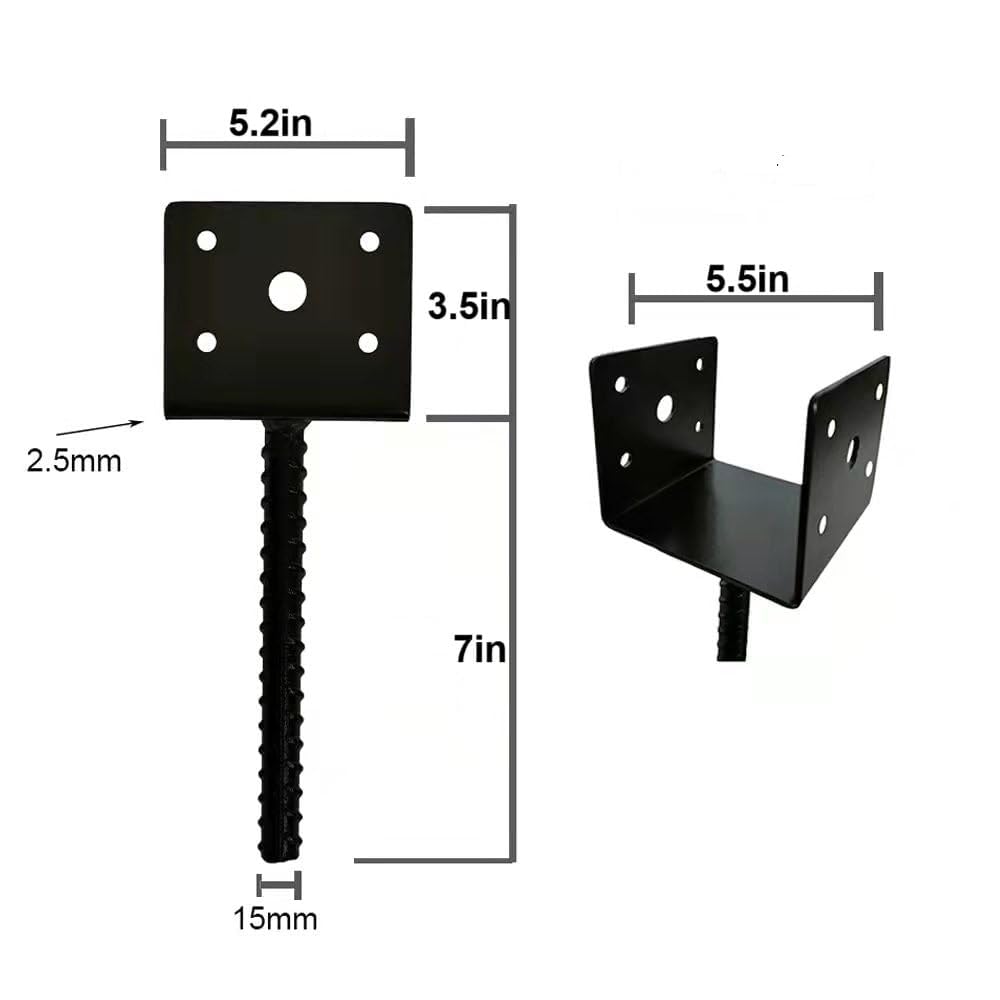 Acheterry close-up of welded seam and black powder coating offering rust resistance