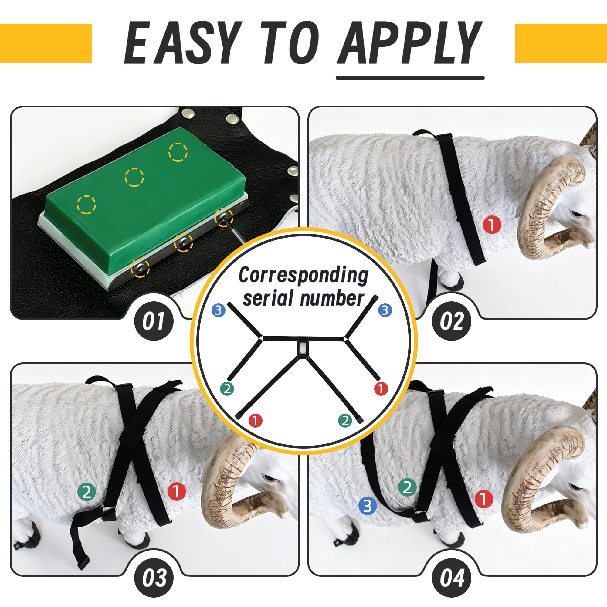 Achicklead strap width and webbing texture for even pressure distribution