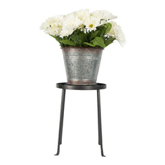 Achla Designs Argyle stand on patio with planter illustrating outdoor styling benefit