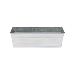 Achla Designs medium white window box front view adding curb appeal