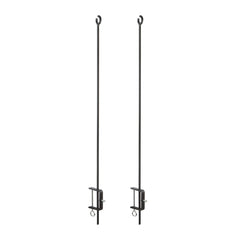 Achla Designs O-Hook front view showing clean black finish and hook benefit
