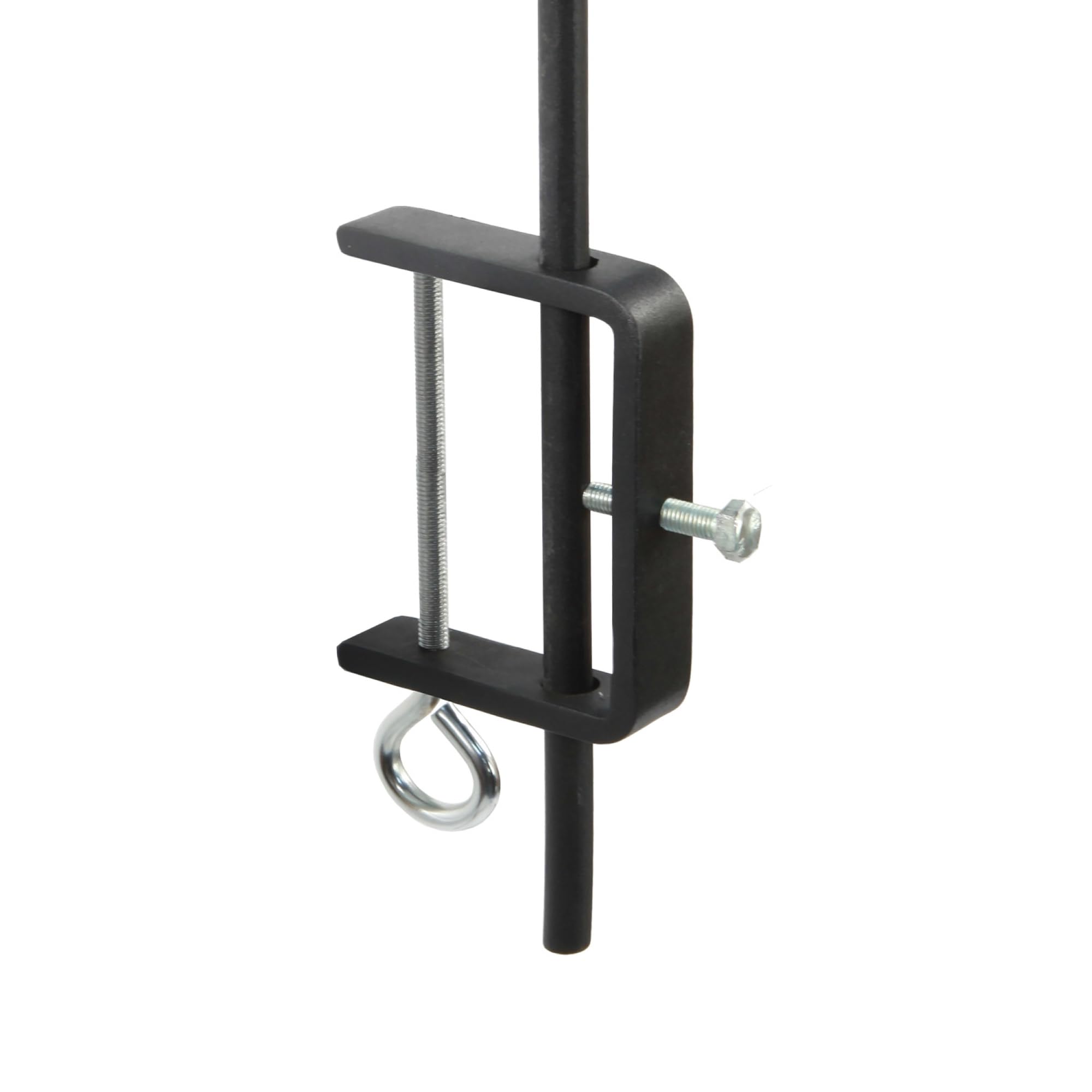 Achla Designs poles holding string lights in evening setting showing ambiance benefit