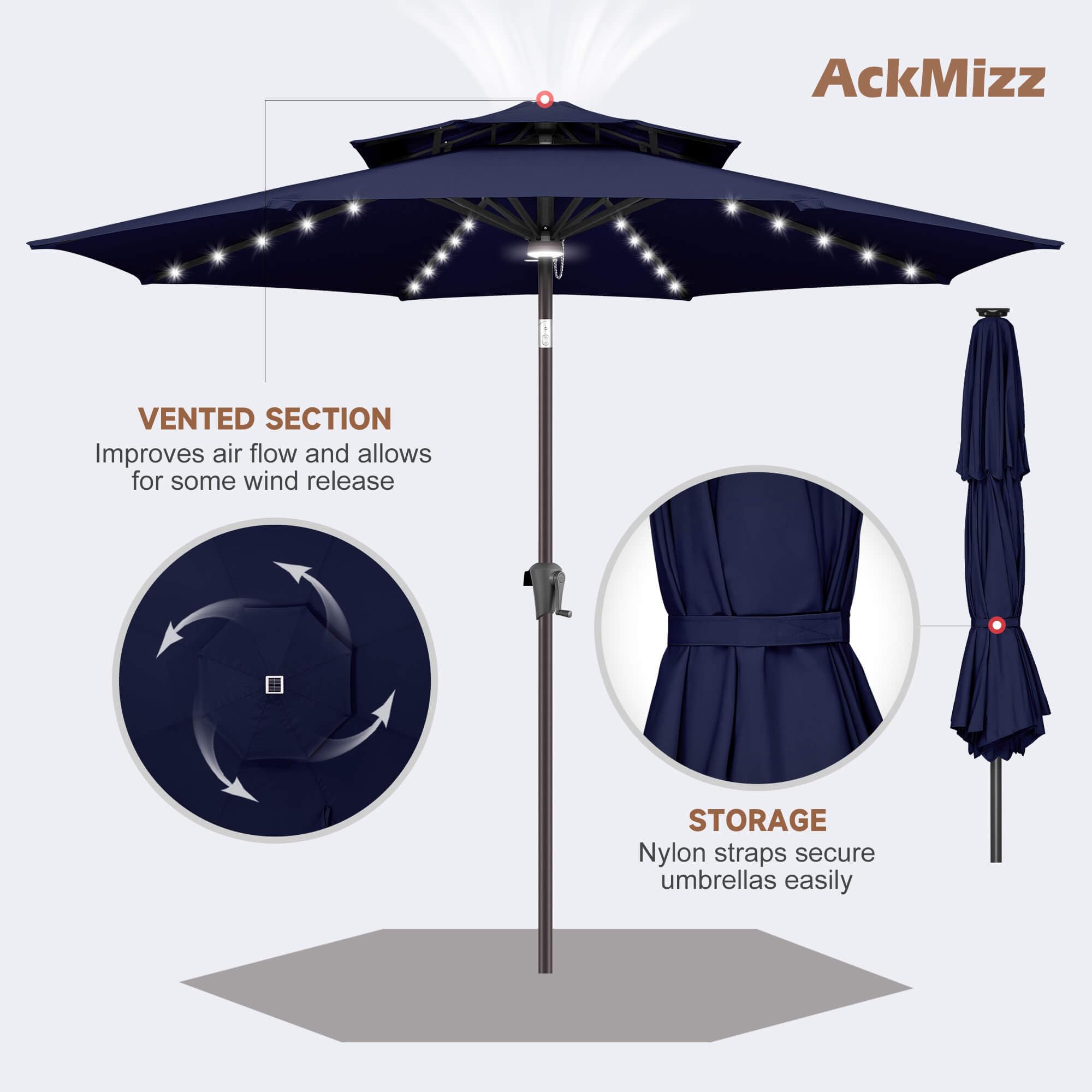 AckMizz crank lift being used for fast, easy opening and closing