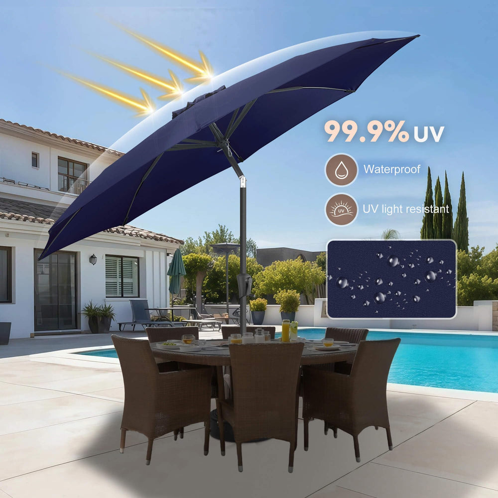 AckMizz folded umbrella with cover showing compact storage protection