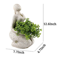 Aclema face planter close moss detail highlighting removable faux moss accent