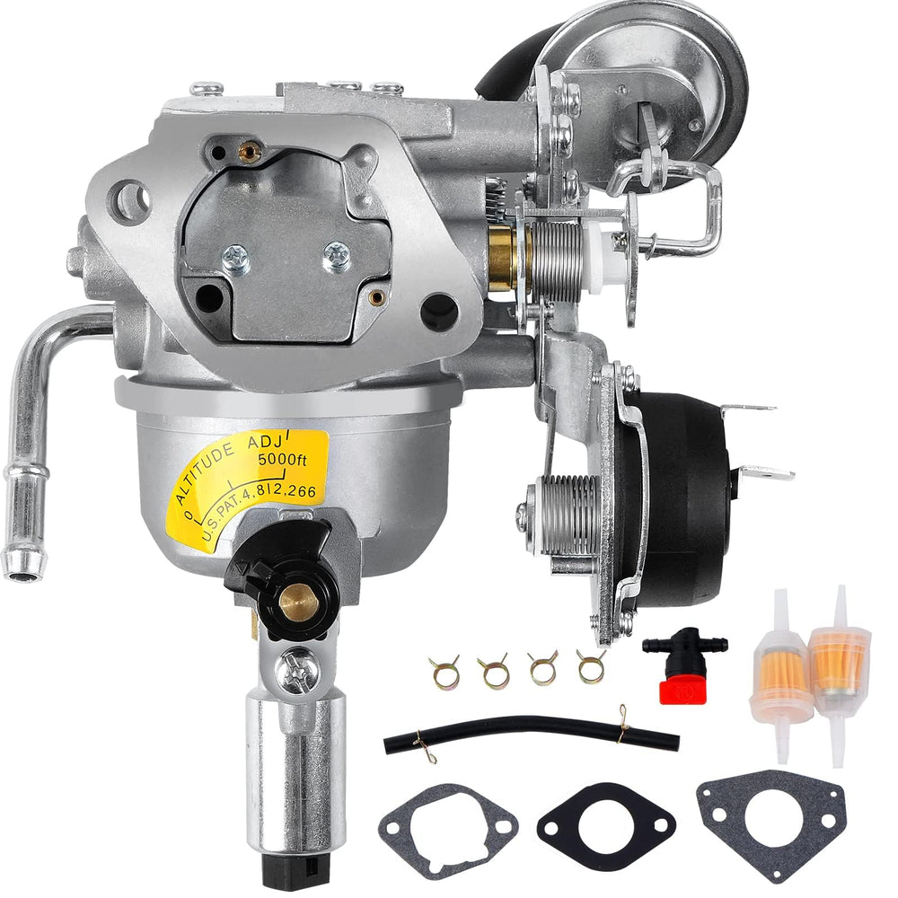ACmango carburetor front view showing mount points and improved fit