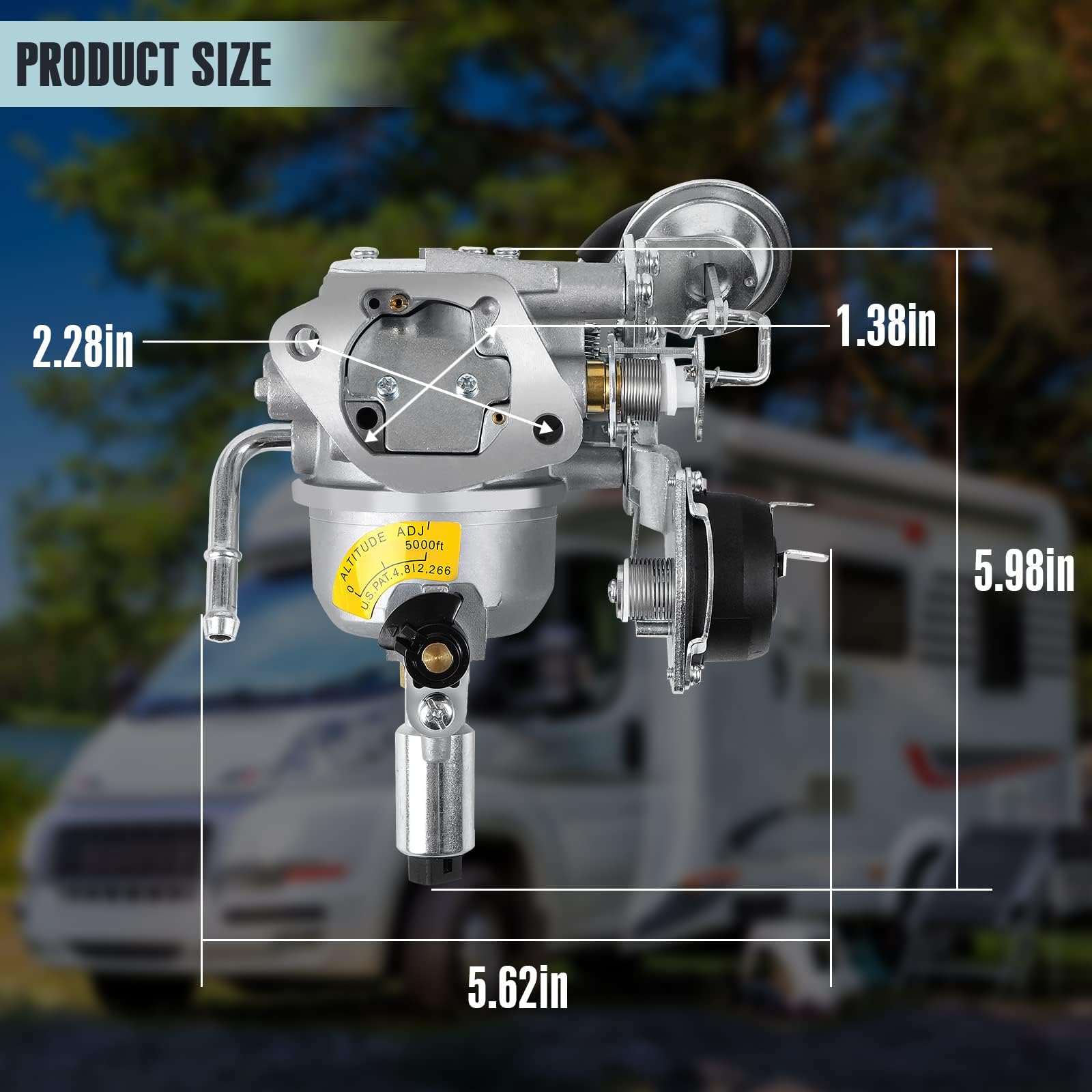 ACmango fuel line and clamps image showing secure leak-free connections
