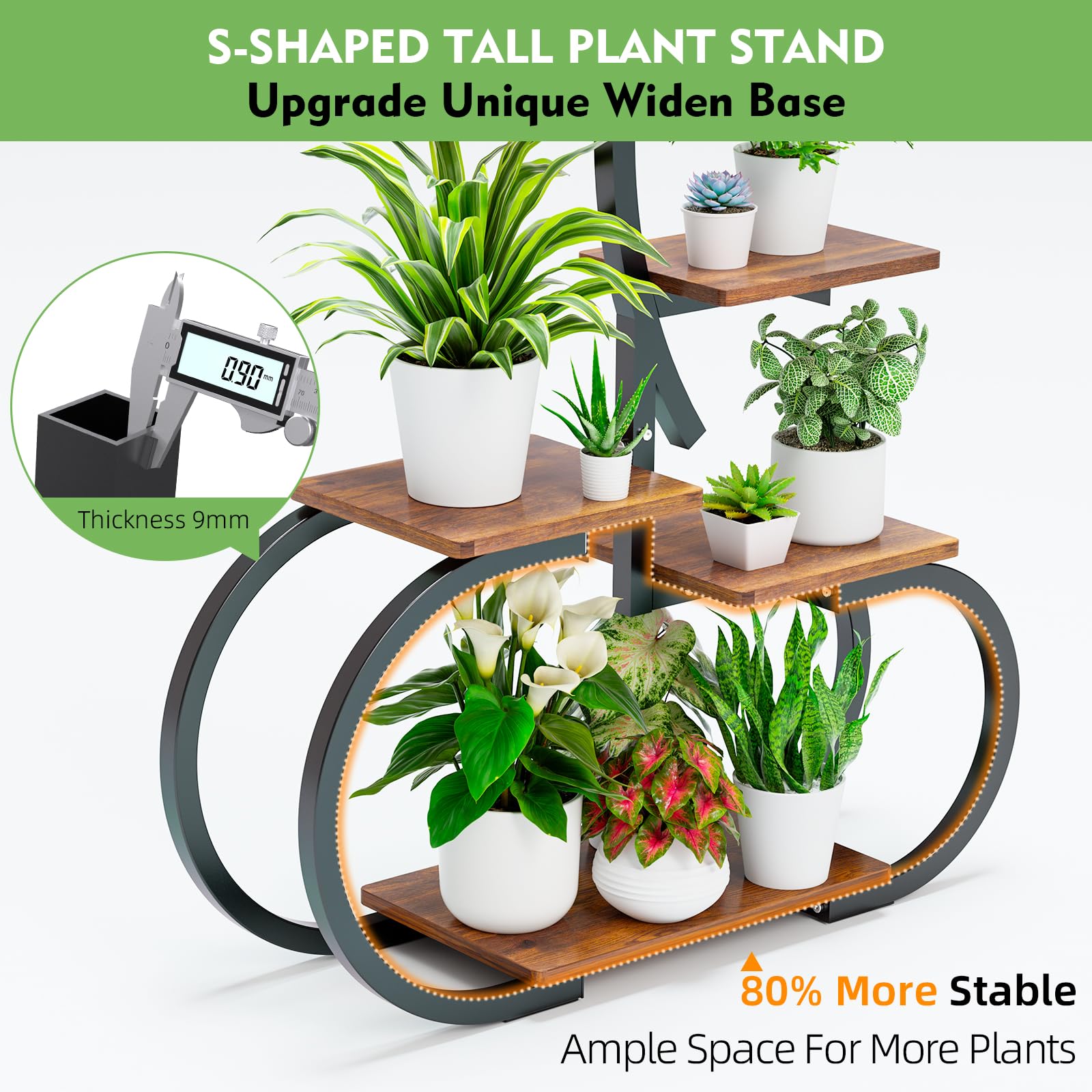 Acnusik grow light heads detail showing adjustable tri-color lamps for tailored plant light