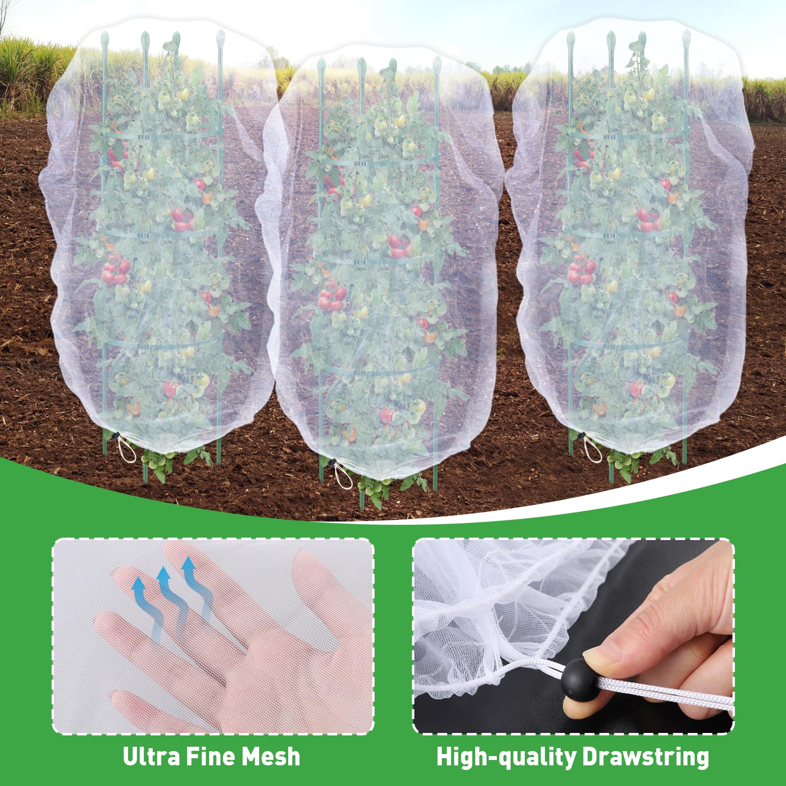 Acostop close-up mesh texture showing breathable protection benefit