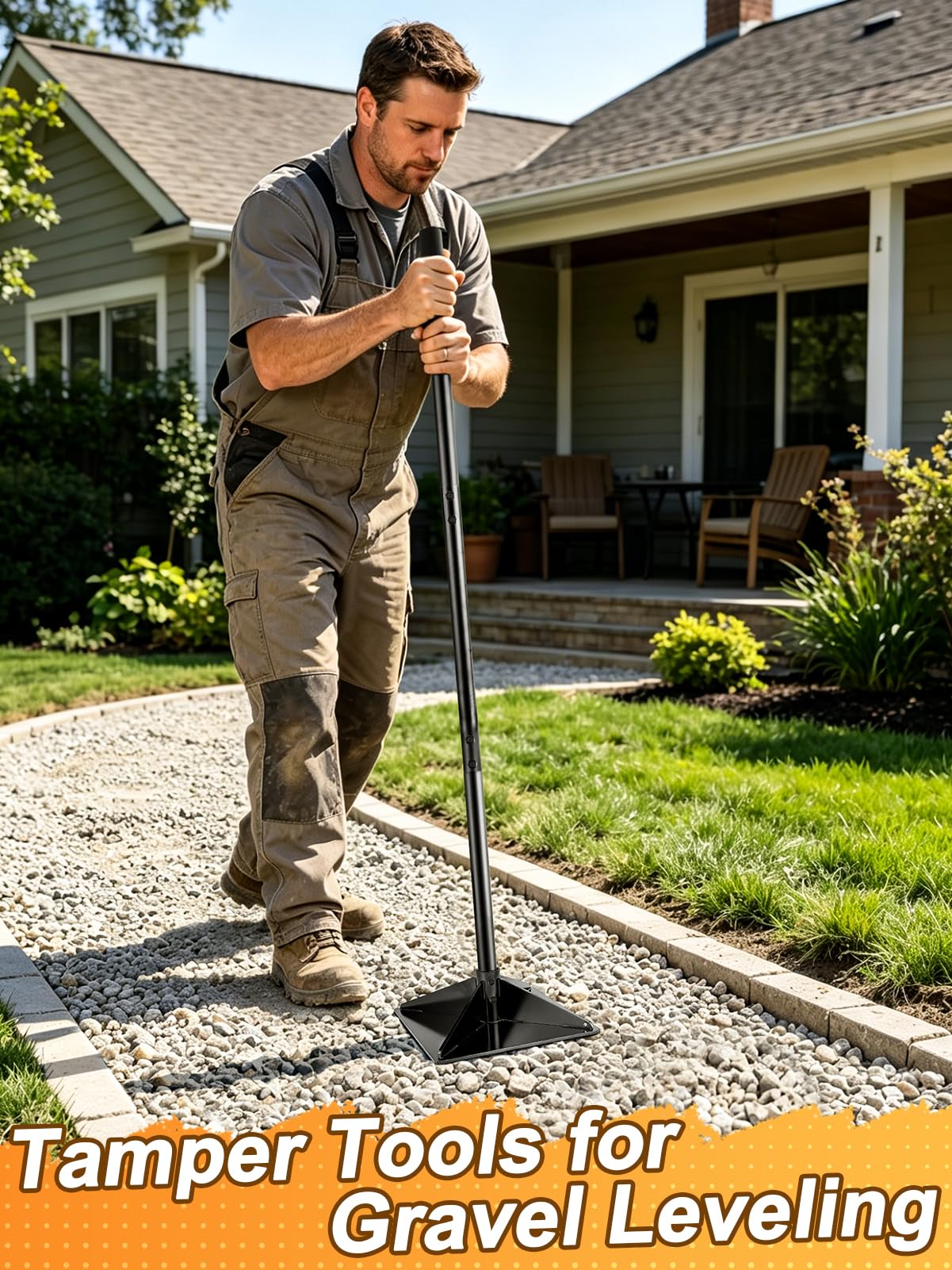 Acostop tamper rubber handle grip detail ensuring comfort and reduced user fatigue
