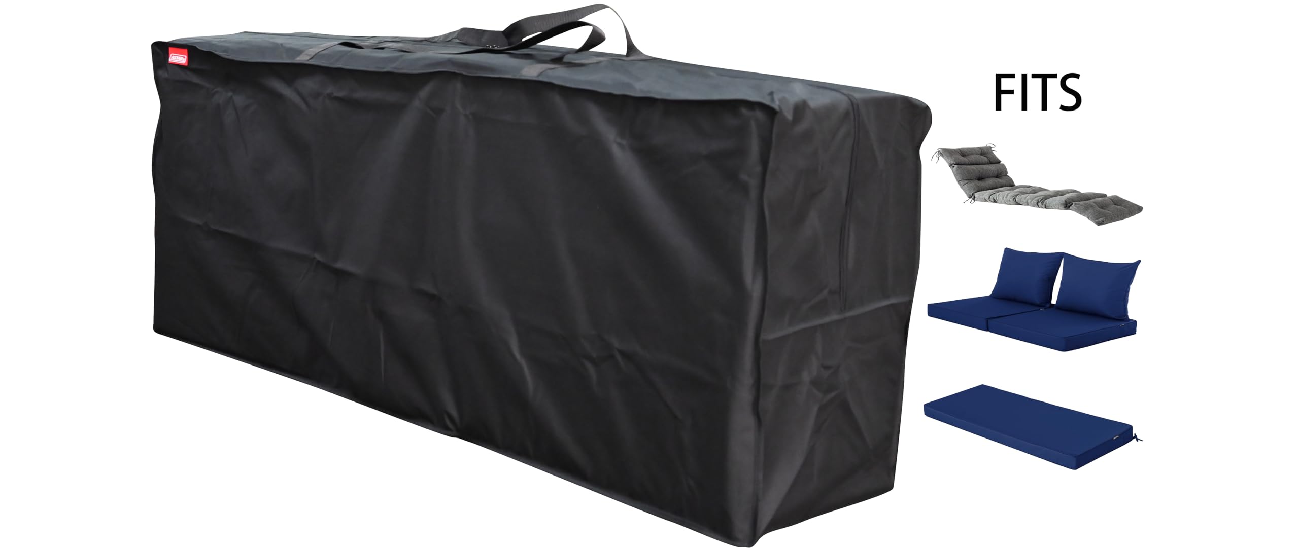 acoveritt long rugged handles being used to carry stacked cushions easily