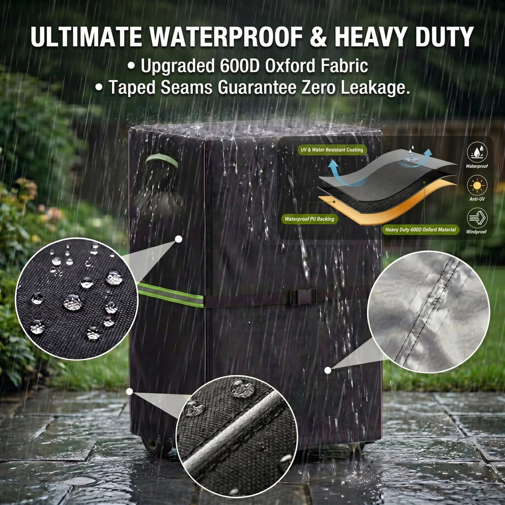 Acreater 600D fabric closeup showing durable weather protection