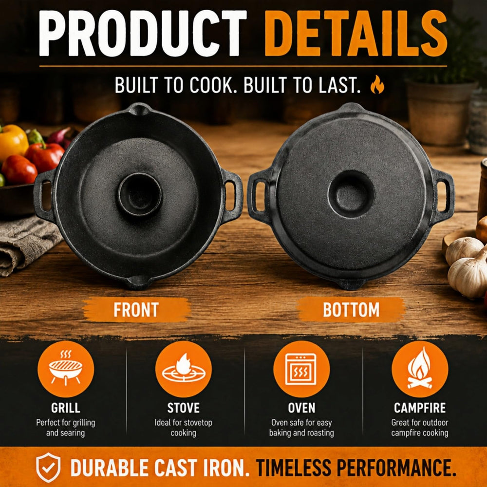 Acshio roasting pan with vegetables catching drippings for richer roasted flavor
