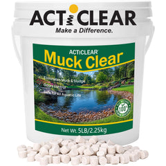 ActiClear 5 lb container front label showing product name and size, clear identification benefit