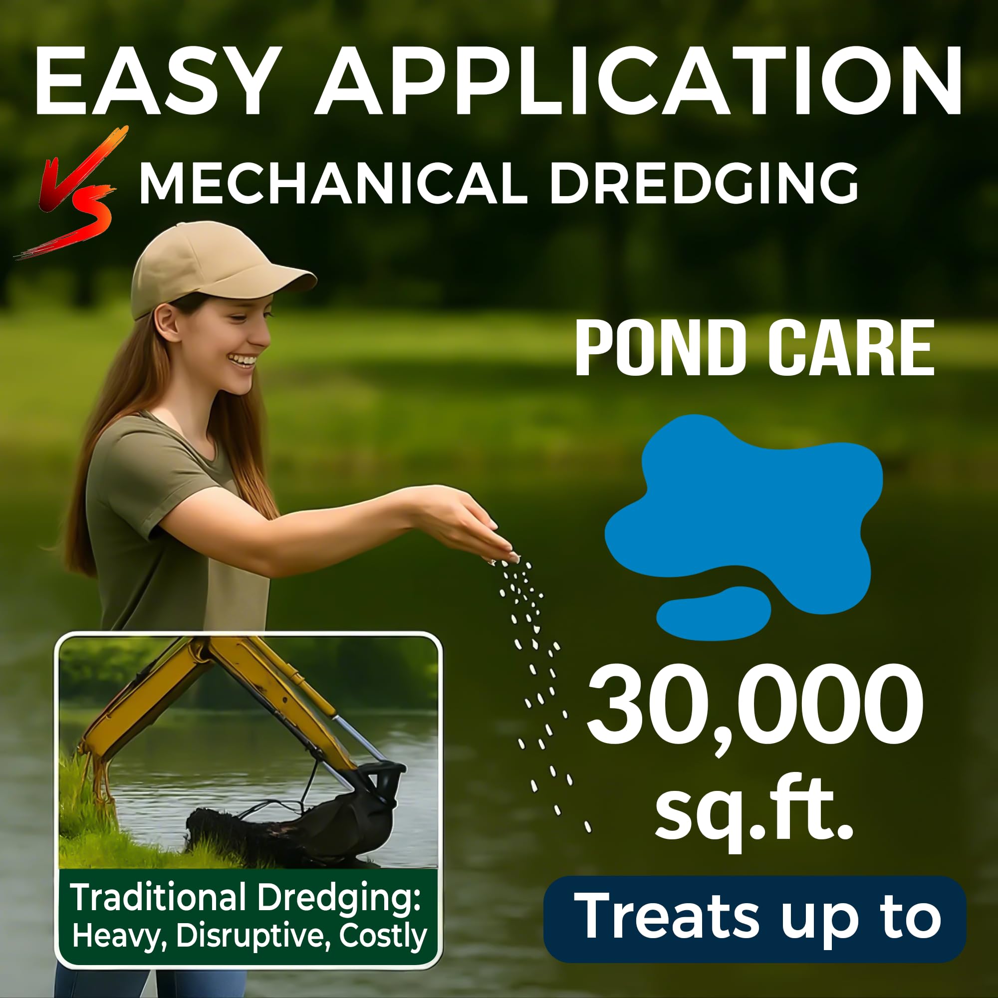 ACTICLEAR tub label close-up with dosing info and safe-for-fish benefit