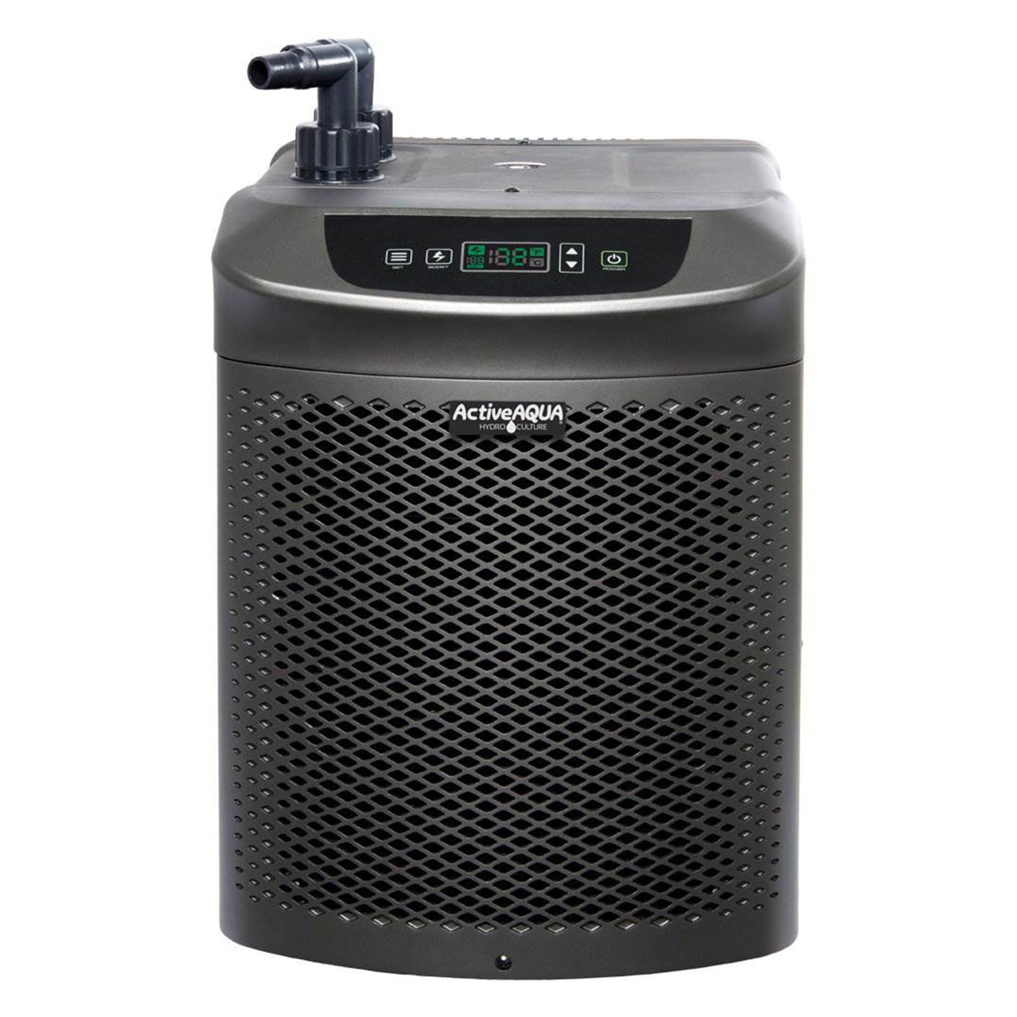ActiveAqua chiller installed beside aquarium showing temperature stability benefit