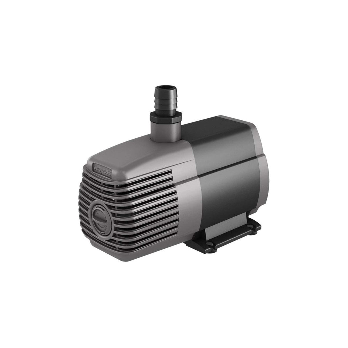 ACTIVEAQUA pump front angle showing robust housing and quiet benefit