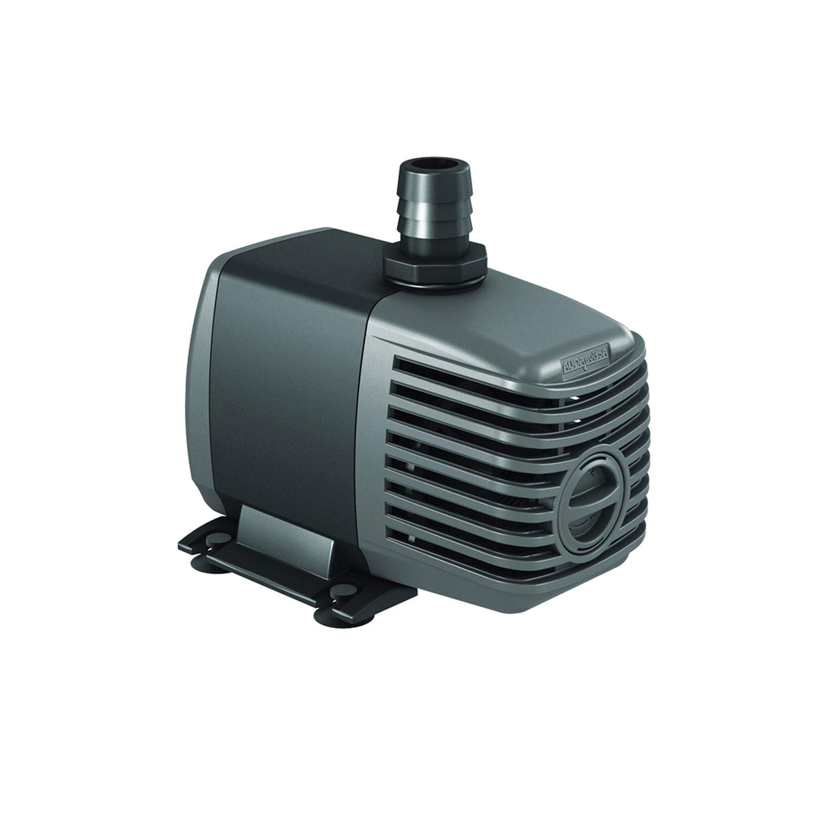 ACTIVEAQUA pump front view showing compact design and branding benefit reliability