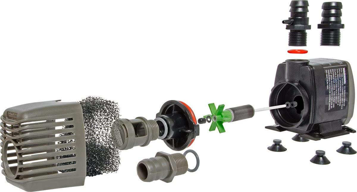 ACTIVEAQUA multiple nozzles laid out for versatile tubing compatibility