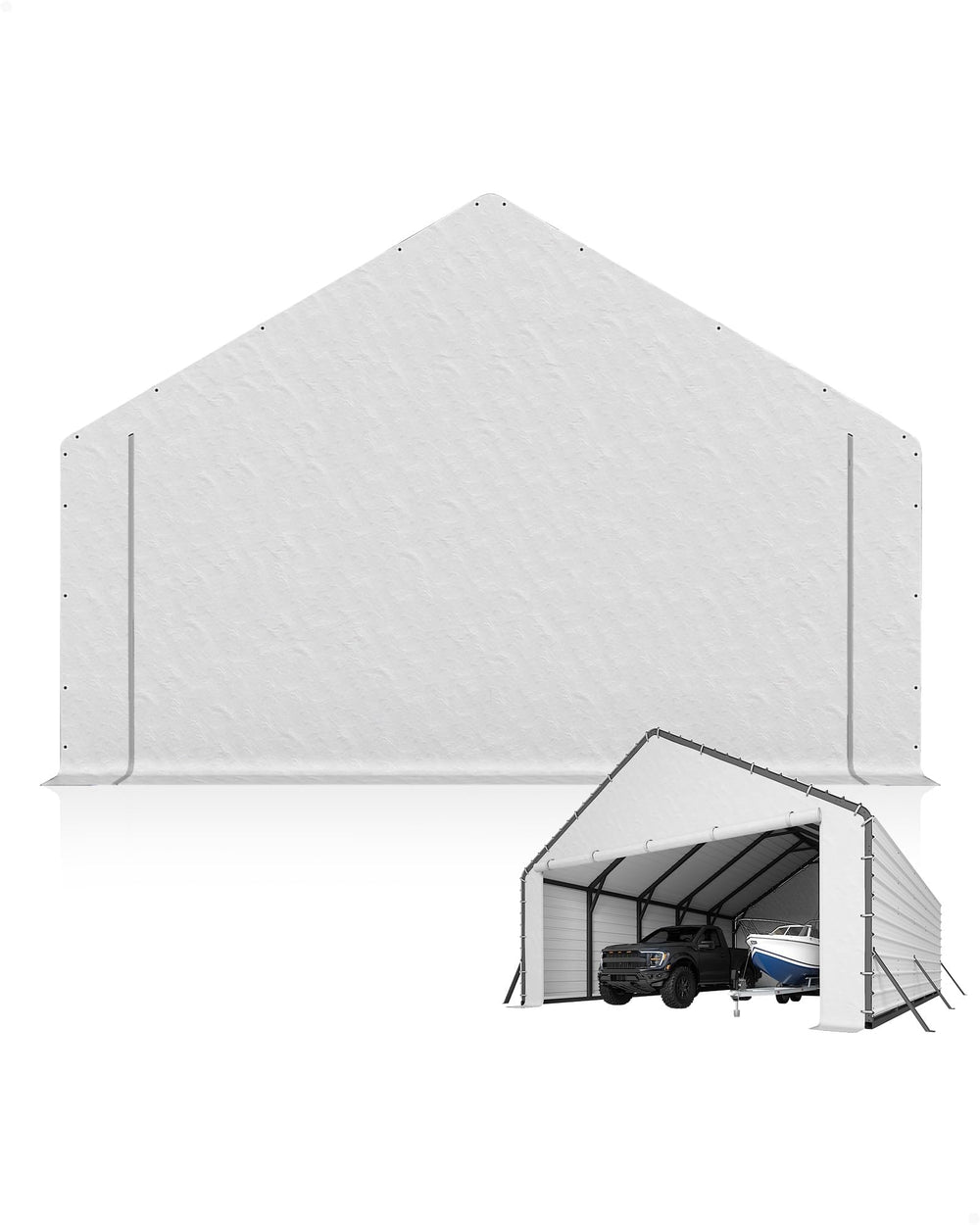 ActiveTrail truck parked under carport demonstrating vehicle protection