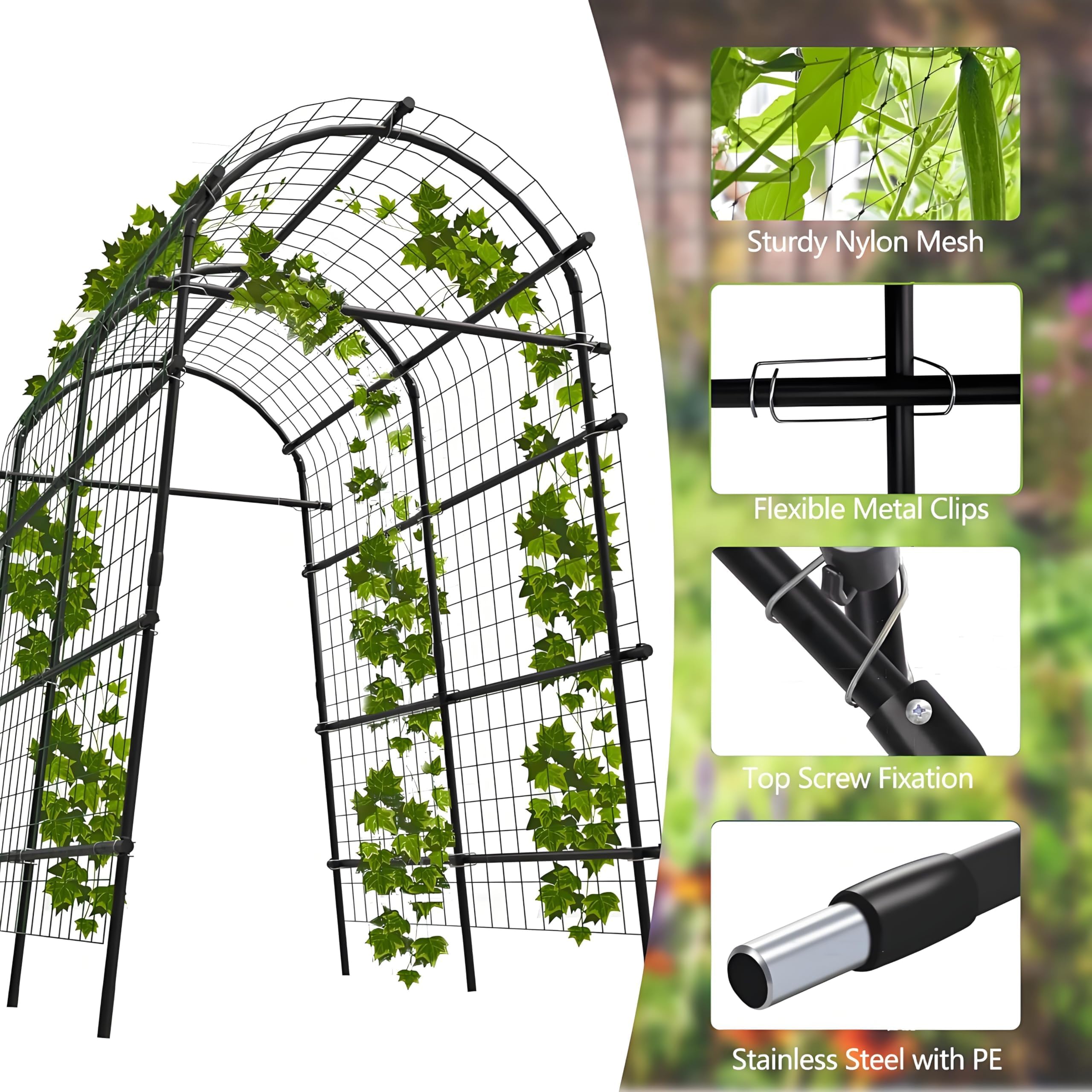 ActiveTrail ground clips anchored in soil offering stability in wind
