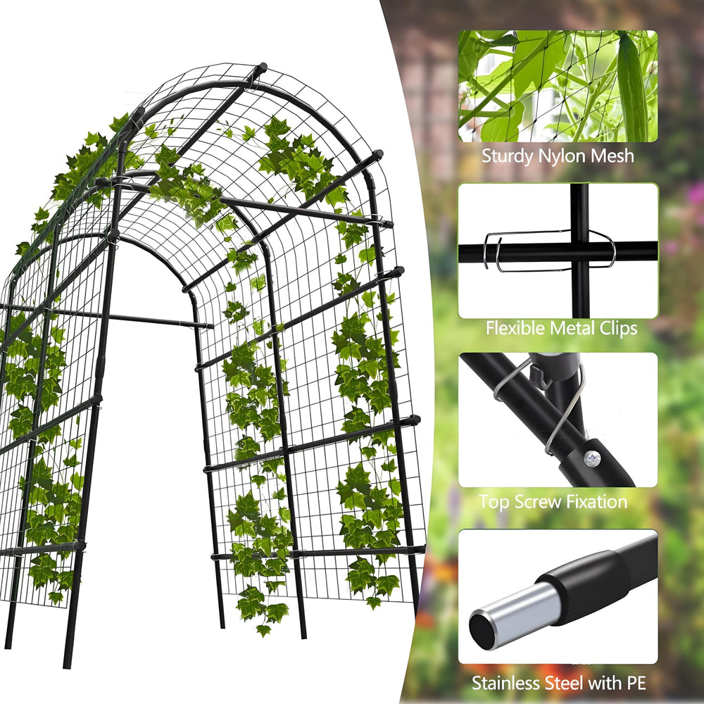 ActiveTrail ground clips anchored in soil offering stability in wind