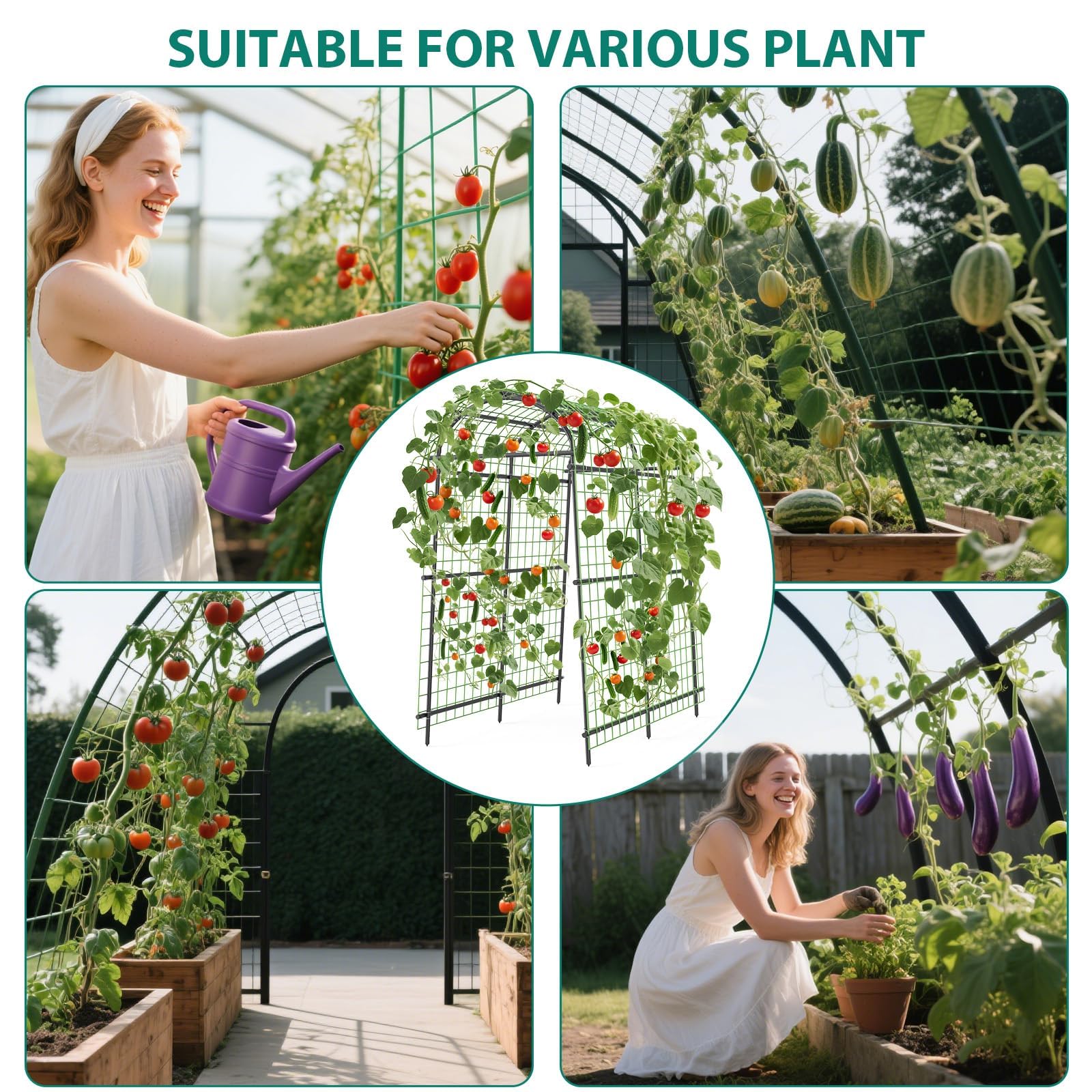 ActiveTrail side profile demonstrating 7.5ft height advantage for tall plants
