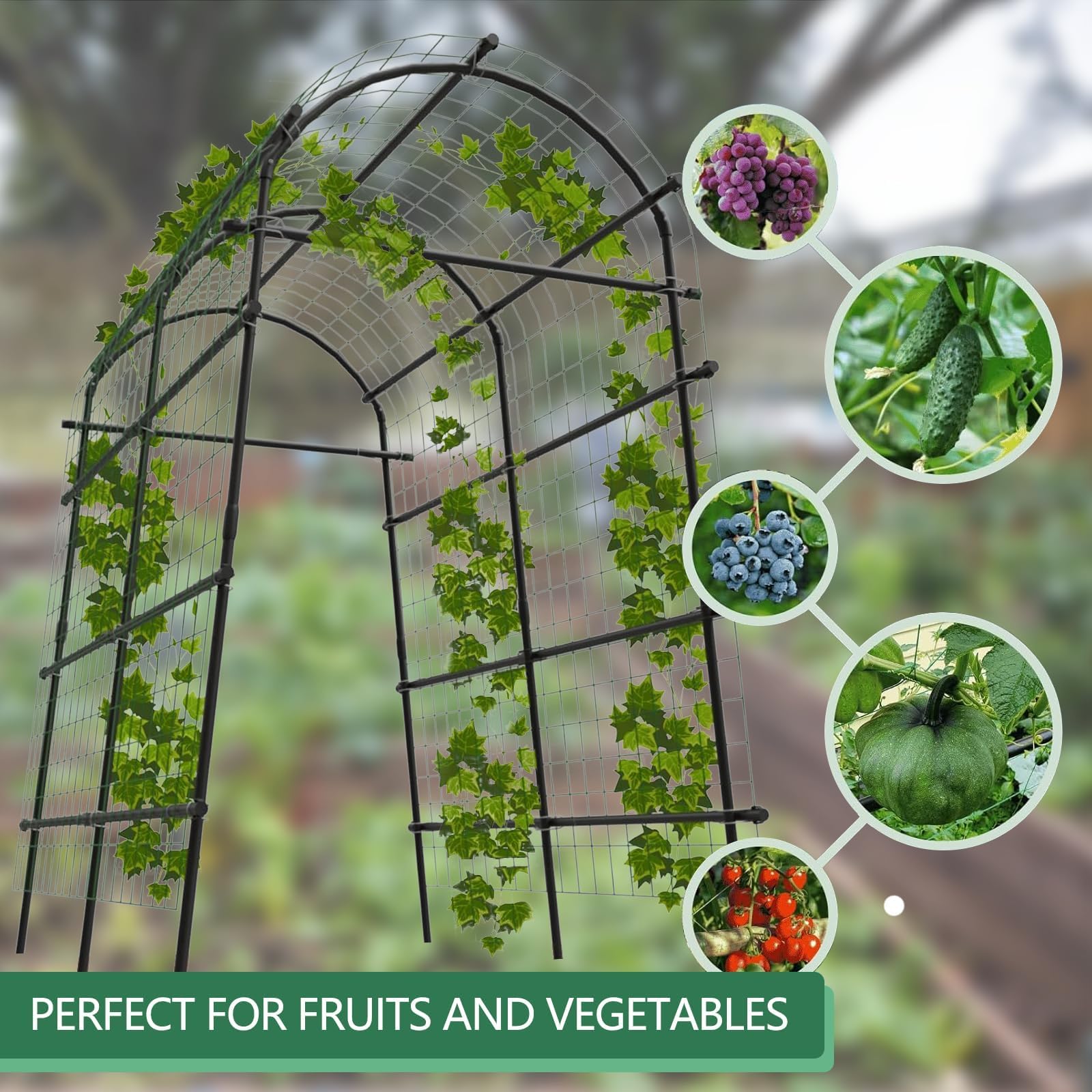 ActiveTrail adjustable width mechanism allowing flexible garden placement