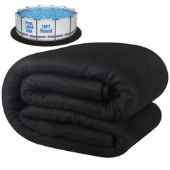 ACTREY front view of 15 ft pad showing full coverage and liner protection benefit