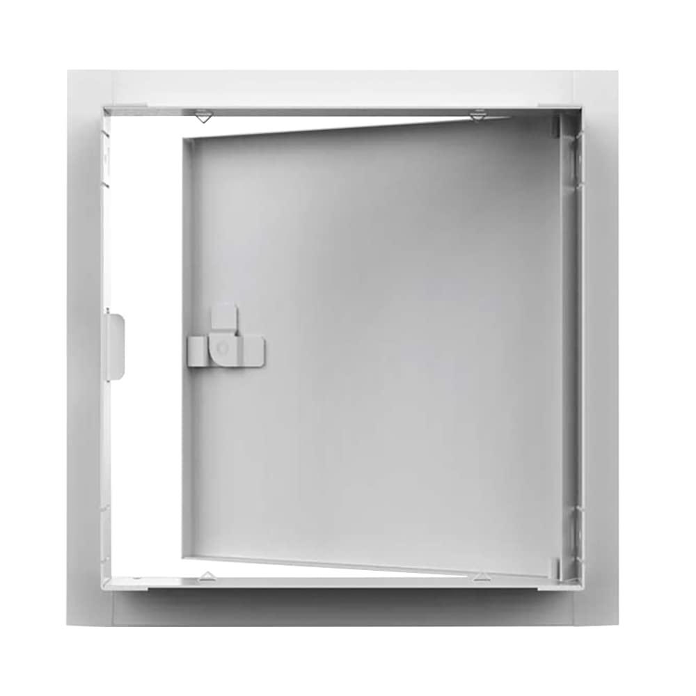 Acudor concealed hinge closeup showing protected hinge for neat appearance benefit