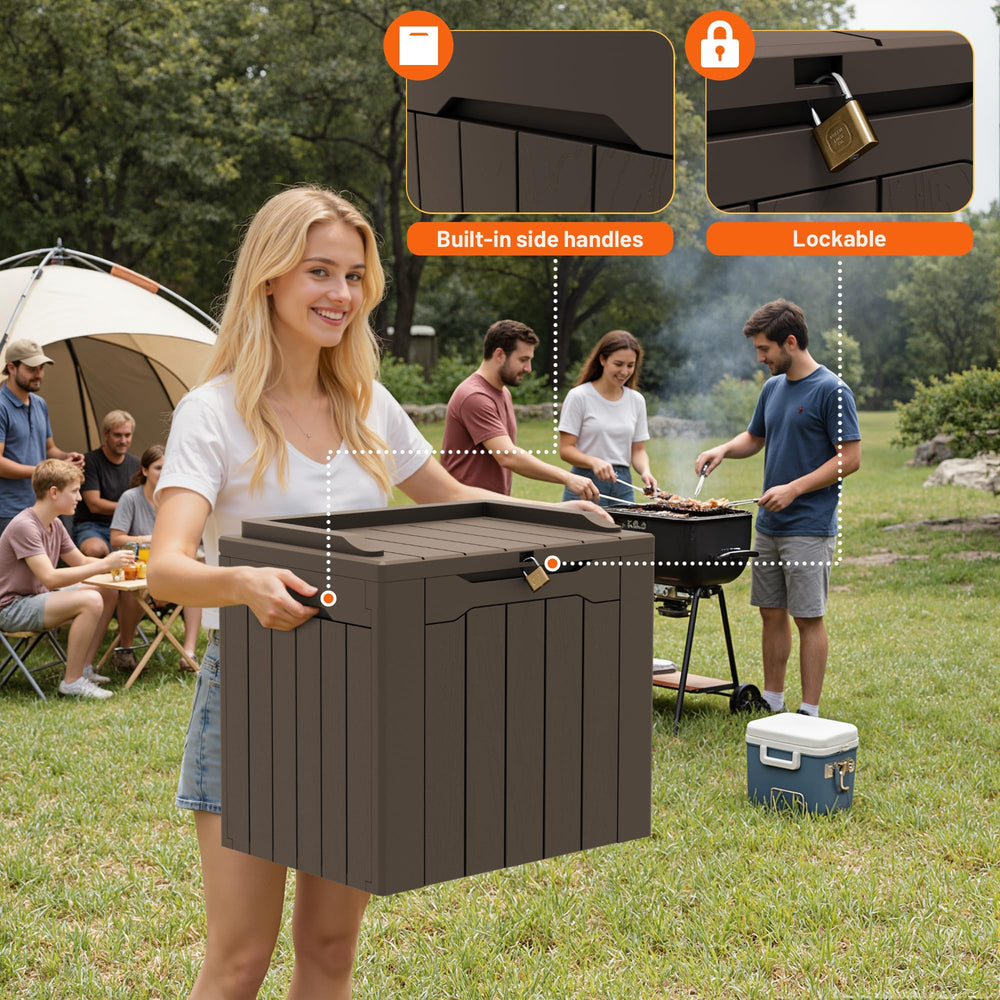 Acurax lid seal detail illustrating waterproof protection for stored items