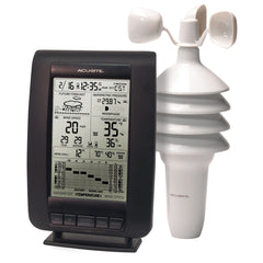 AcuRite front display showing temperature and forecast for quick planning