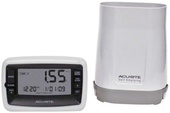 AcuRite front view showing indoor display and outdoor collector for easy monitoring