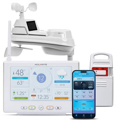 AcuRite front display showing HD readings and instant remote monitoring benefits