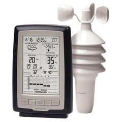 AcuRite Notos front display showing wind, temp, humidity for quick decisions