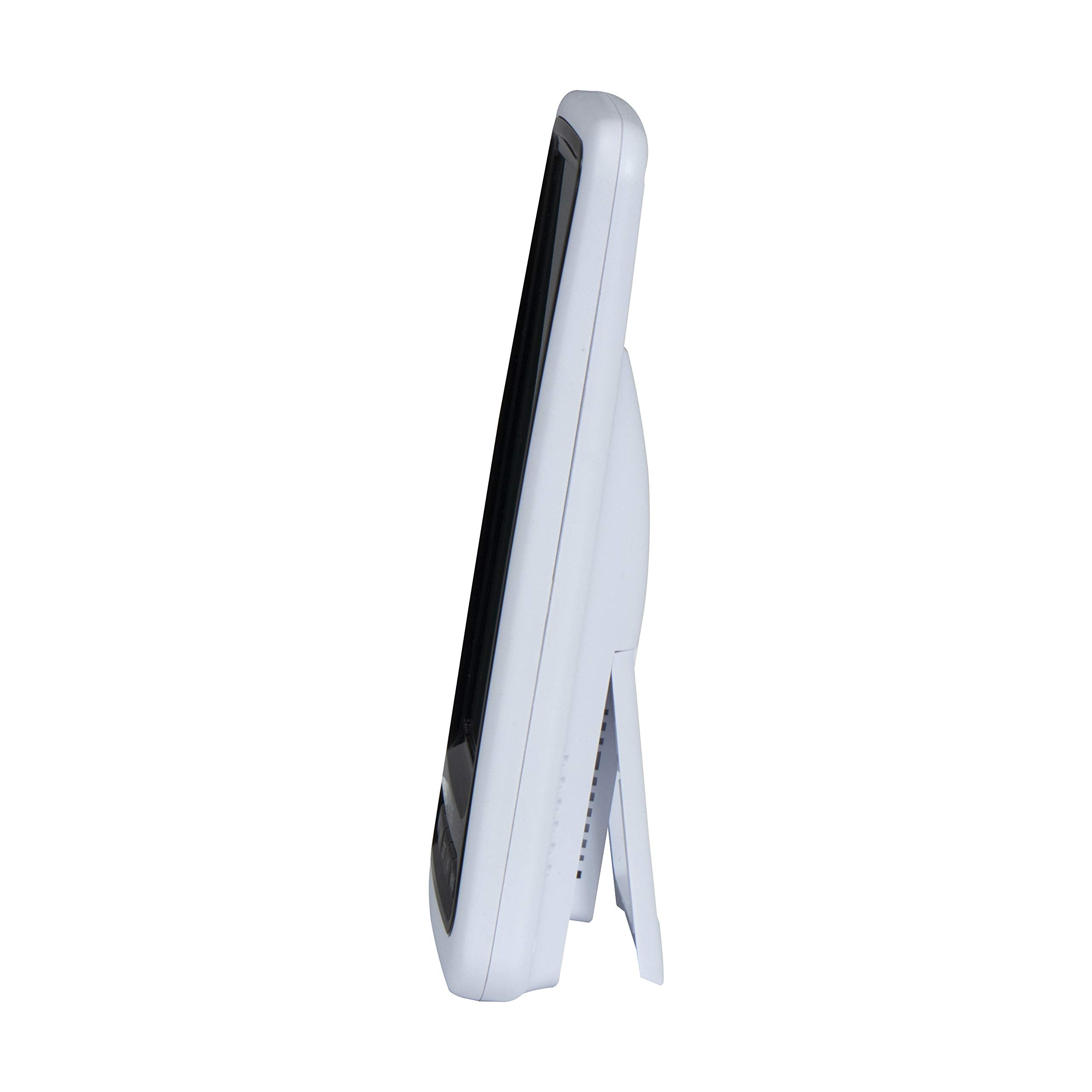 AcuRite beside a ruler to show compact size and space-saving design