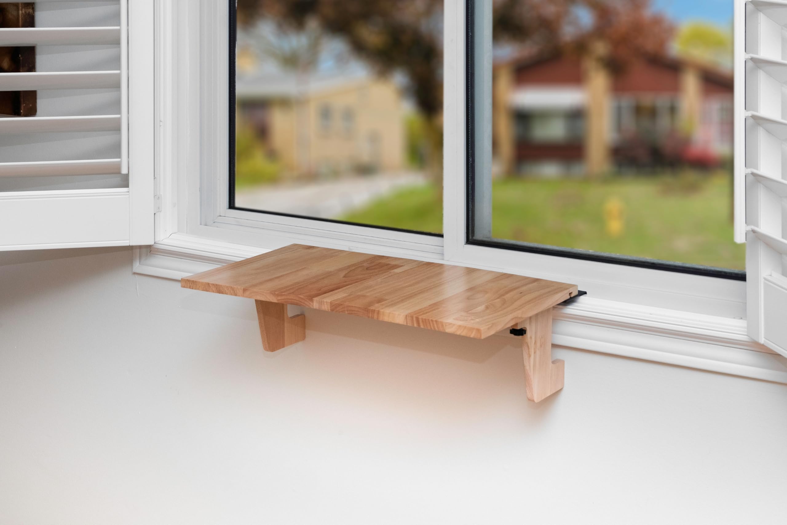 AD Furnishes SillMate front view showing full shelf and benefit of added space