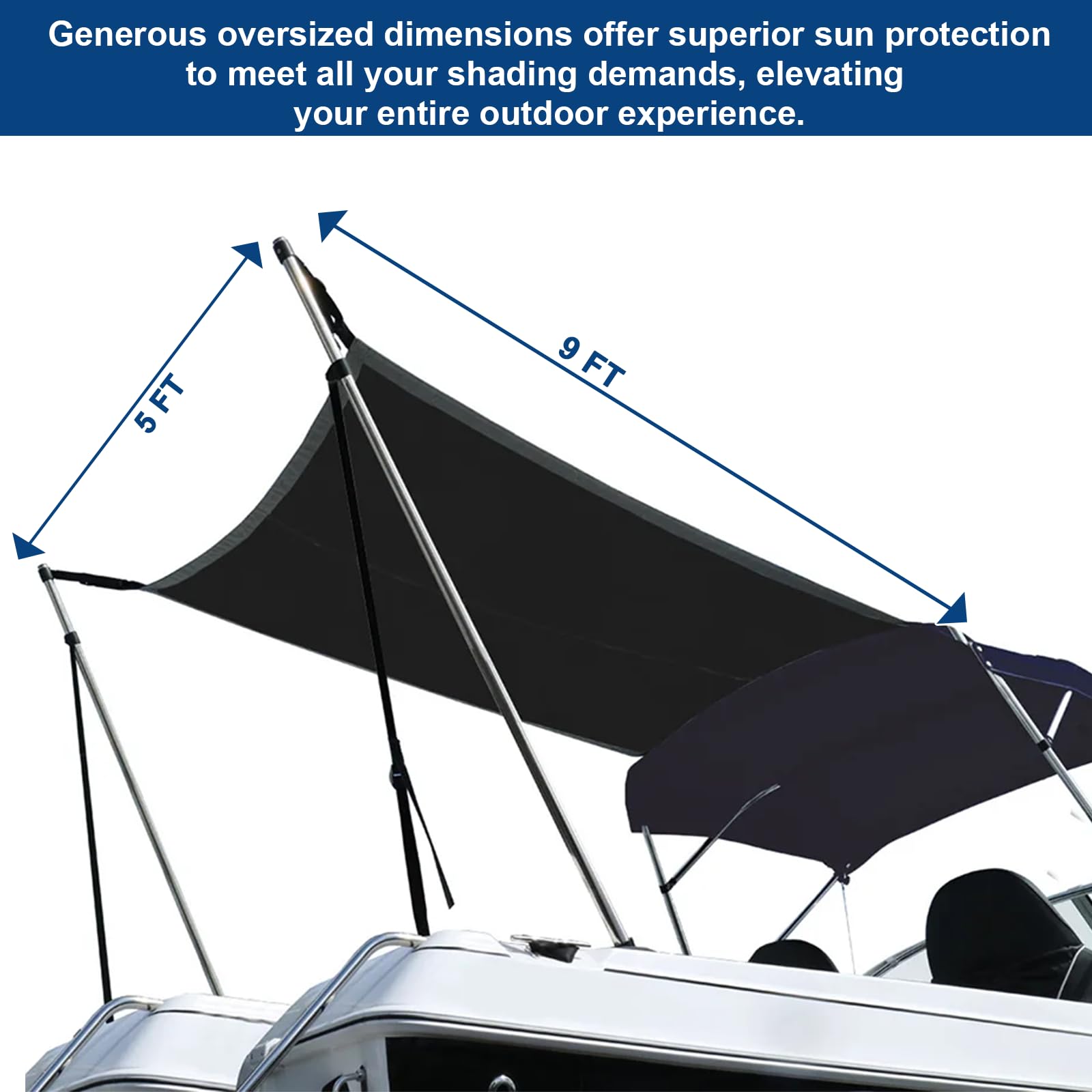 Adabuing lifestyle image of fishing under shade showing comfort and sun protection