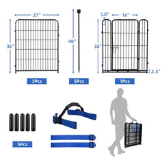 ADAVIN connection rods with pointed tips for deeper soil anchoring and stability