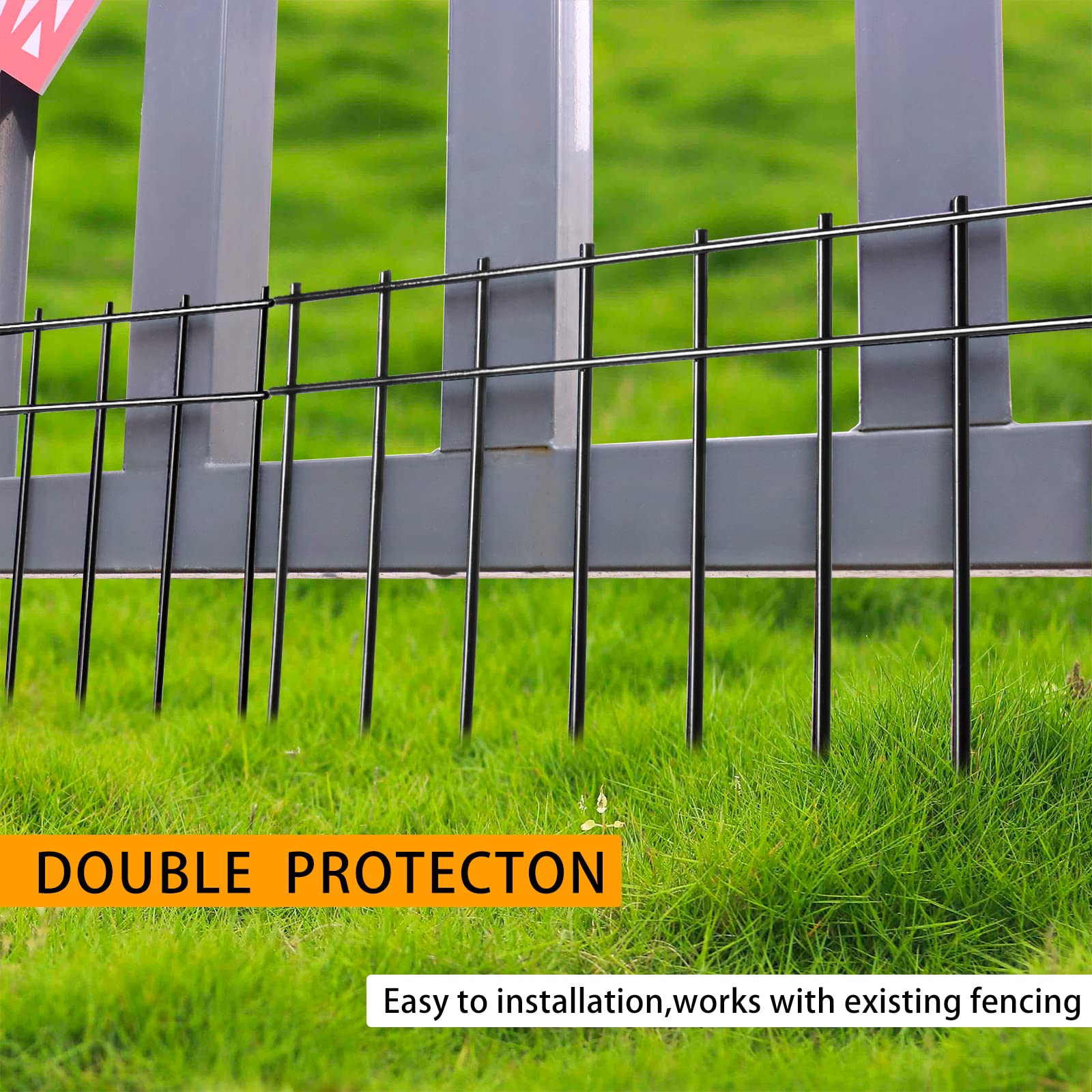 ADAVIN garden bed bordered with panels showing plant protection