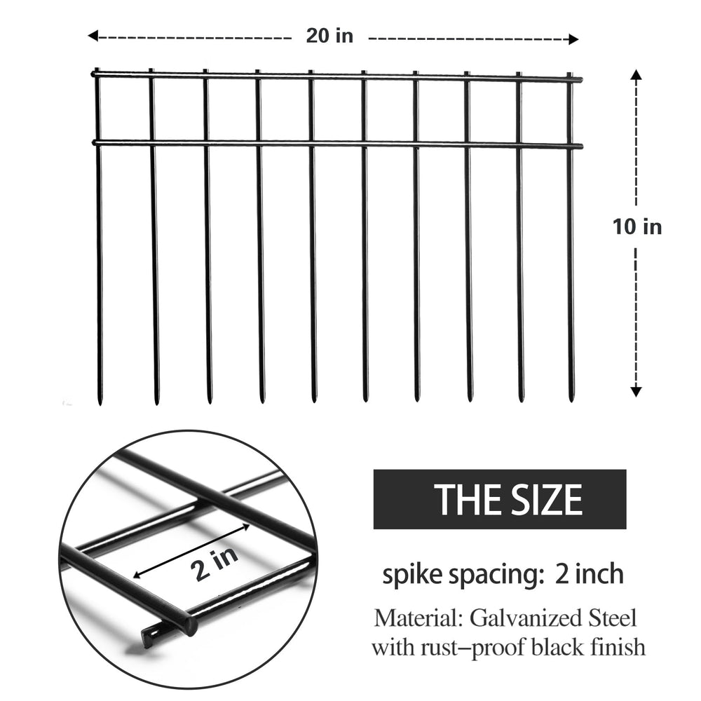 ADAVIN detail of 2-inch rod spacing showing pest-blocking design