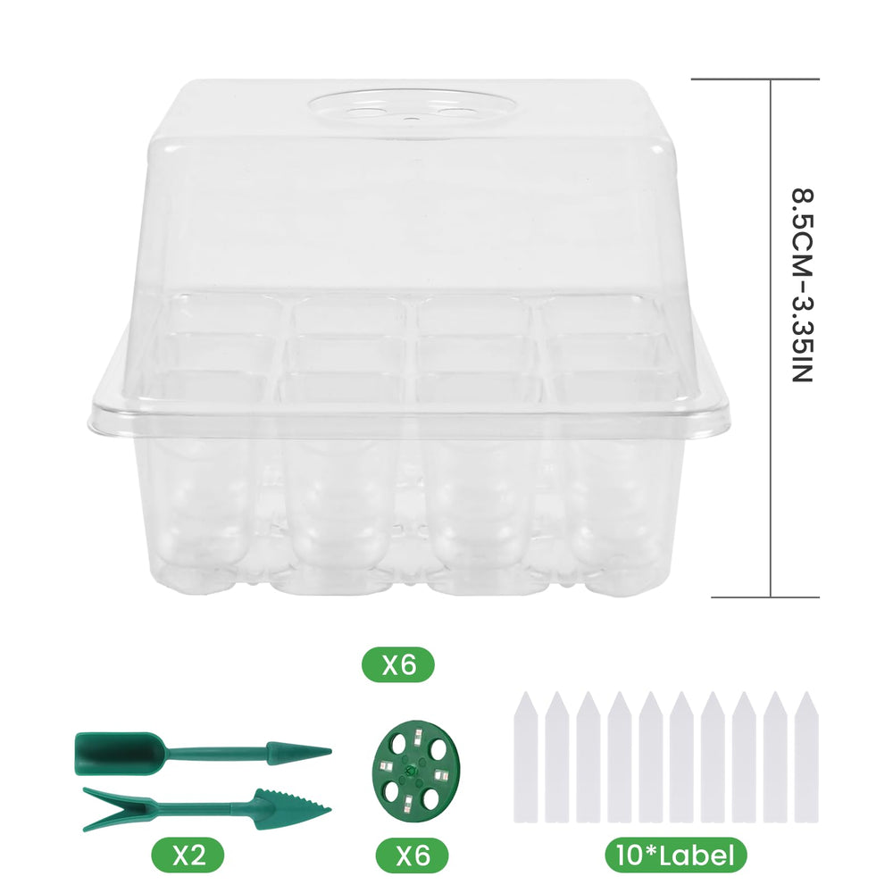 Adawook kitchen lifestyle seed starting with kit on counter, benefits indoor seed germination