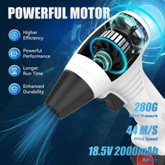 ADDCOLOR close-up of aluminum alloy air blades highlighting efficient airflow
