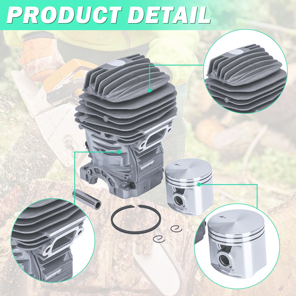 Adefol installed on Stihl chainsaw in workshop improving engine performance